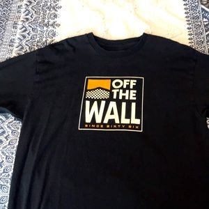 Vans long sleeve tshirt black